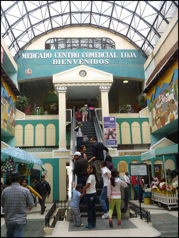 If you've ever been in a Latin American market, you'll appreciate the novelty of this escalator. 