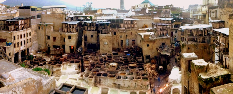 Tannery in Fes, Morocco