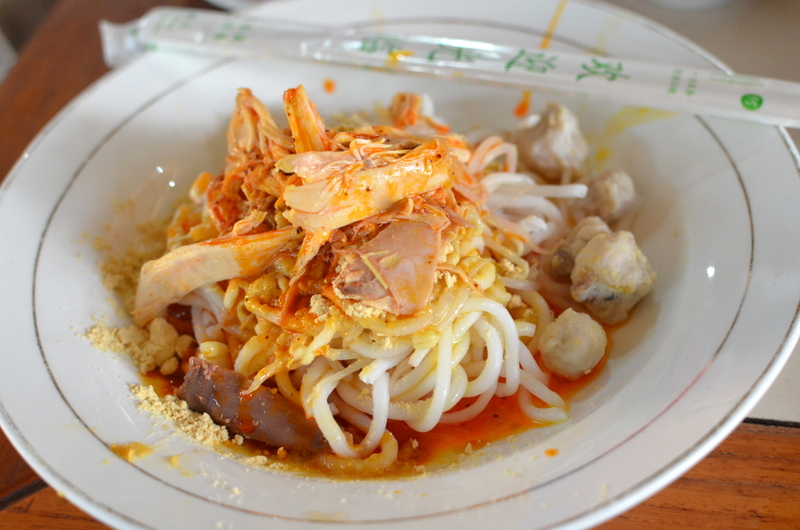 lunch at Shwe Pyi Moe Cafe, photo taken by Alex