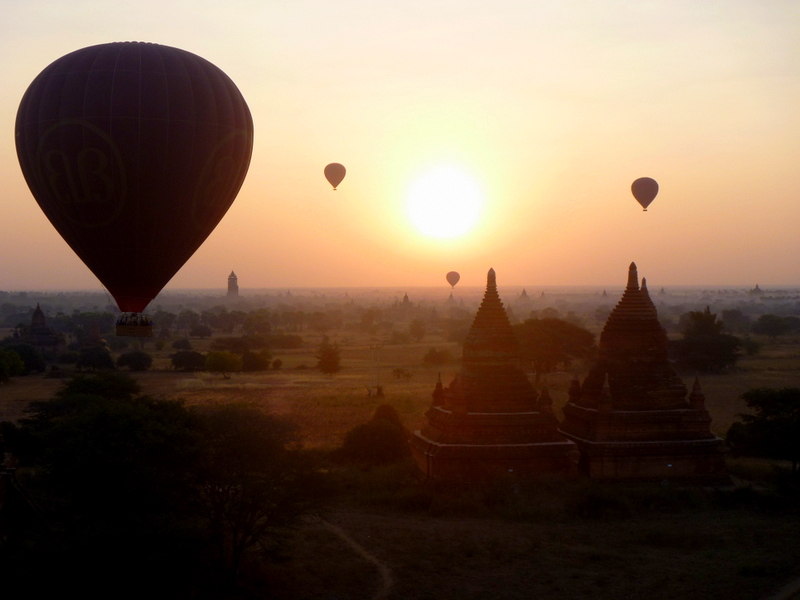 Sunrise over Bagan